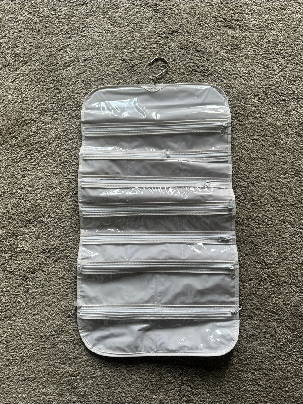 Blank Brand White Hanging Jewelry & Accessory Organizer
